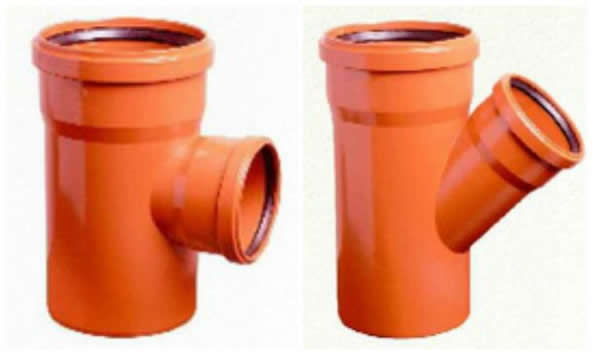 Фасонные части канализационных труб: классификация фитингов