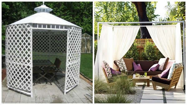 беседка из полипропиленовых труб