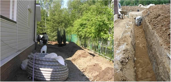 дренажные трубы из полиэтилена