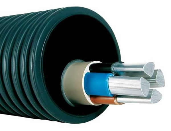 гофрированная для электропроводки труба