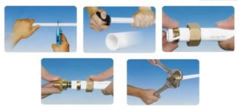 как соединить металлопластиковые трубы