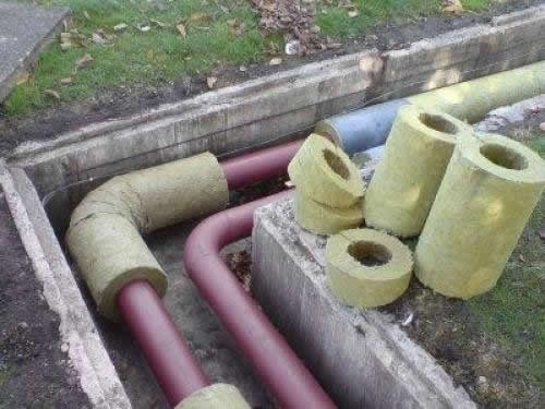 как утеплить трубы на улице своими руками