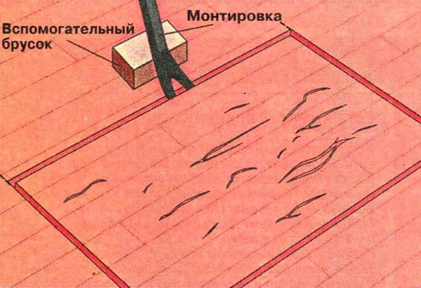 Фото схемы работы монтировкой