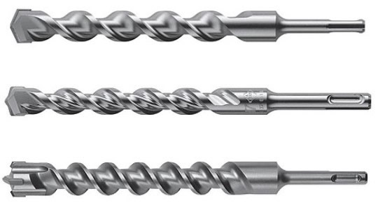 Фото наиболее популярных буров для перфоратора