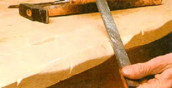 Фото обработки рашпилем