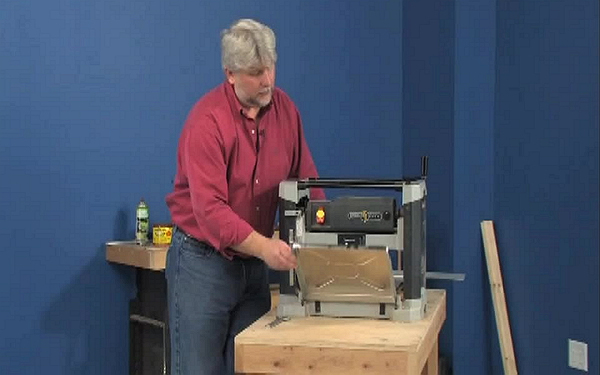 Фото настройки рейсмуса перед работой