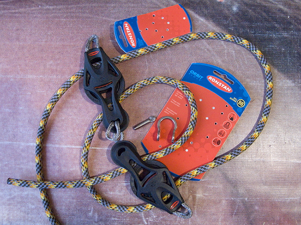 самодельный двойной полиспаст