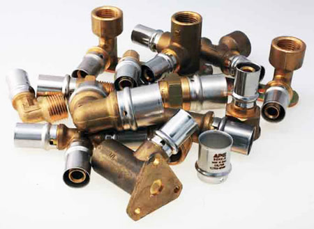 пресс фитинги для металлопластиковых труб