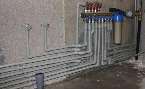 разводка полипропиленовых труб