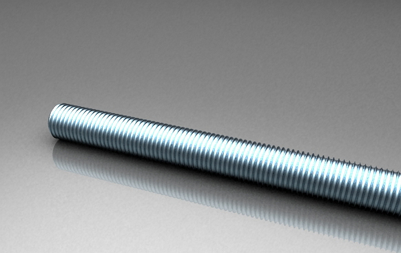 Фото оцинкованной резьбовой шпильки