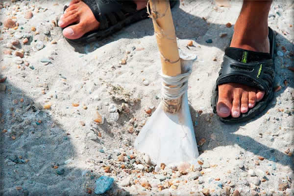 Фото штыковой лопаты из кости