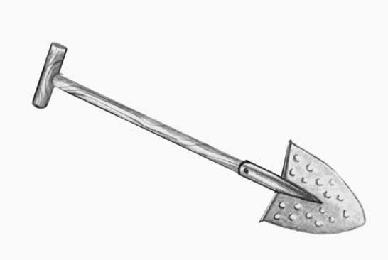 Фото штыковой лопаты садового вида