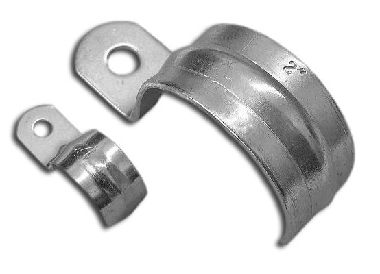 Фото скобы монтажной металлической для крепления металлорукава