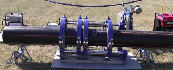 Соединение газовых ПЭ труб