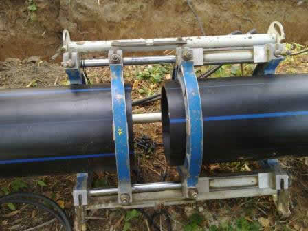 соединение полиэтиленовых труб