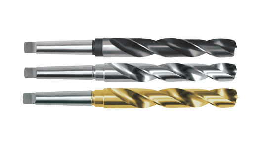 спиральное сверло с коническим хвостовиком