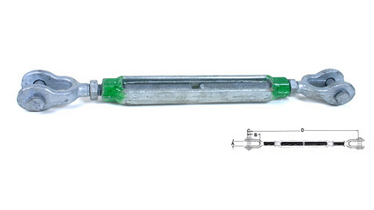 Фото открытого талрепа вилка-вилка