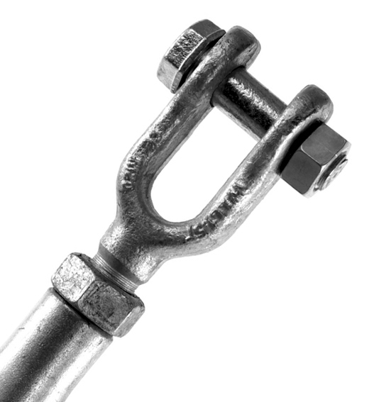 фото - закрытый талреп вилка-вилка оцинкованный