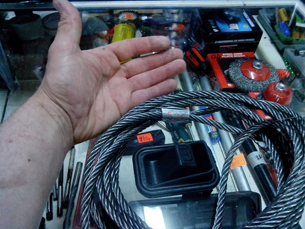 Фото стального буксировочного троса