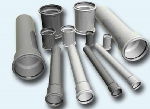 труба серая канализационная