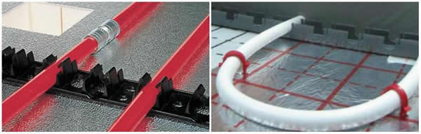 трубы отопления под полом