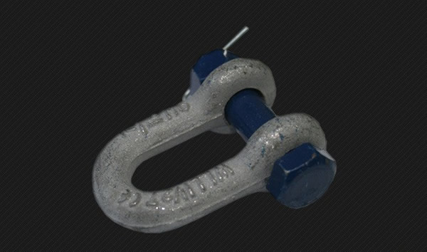 Фото такелажной U-образной скобы усиленной