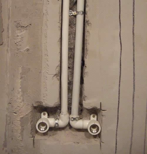 укладка полипропиленовых труб