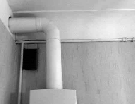 установка газовой вытяжки