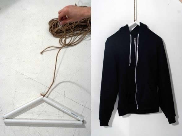 вешалка из полипропиленовых труб