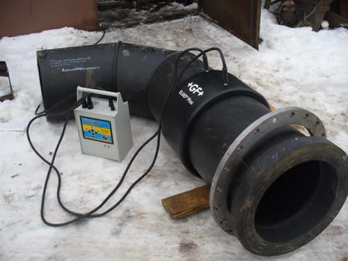 врезка в трубу пнд