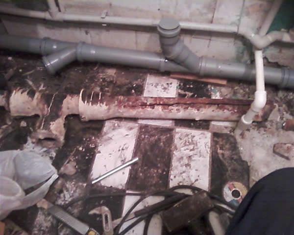 замена канализационных труб